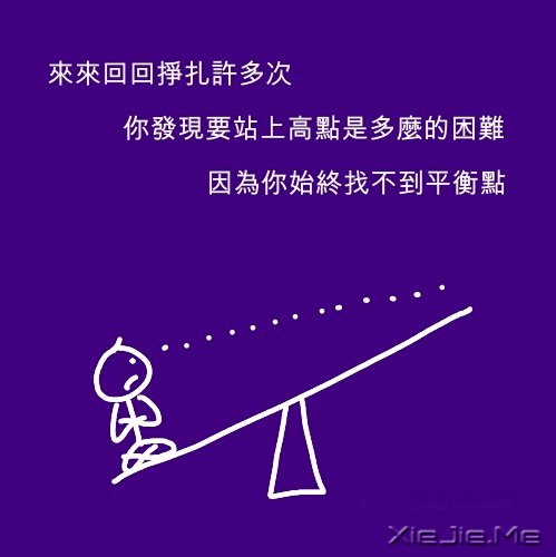 文字：人生的平衡点 (6)